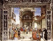 LIPPI, Filippino Triumph of St Thomas Aquinas over the Heretics oil painting on canvas